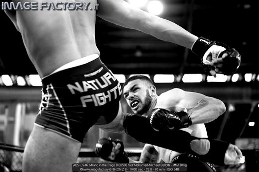 2022-05-07 Milano in the Cage 8 00508 Seif Mohamed-Michael Bellotti - MMA 84kg
